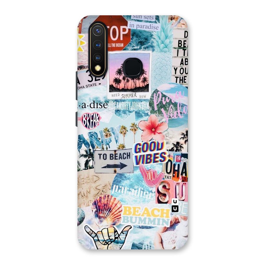 Beaching Life Back Case for Vivo U20