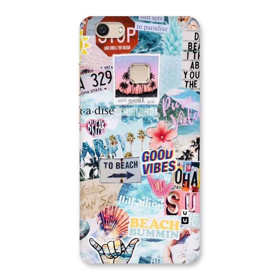 Beaching Life Back Case for Vivo V7
