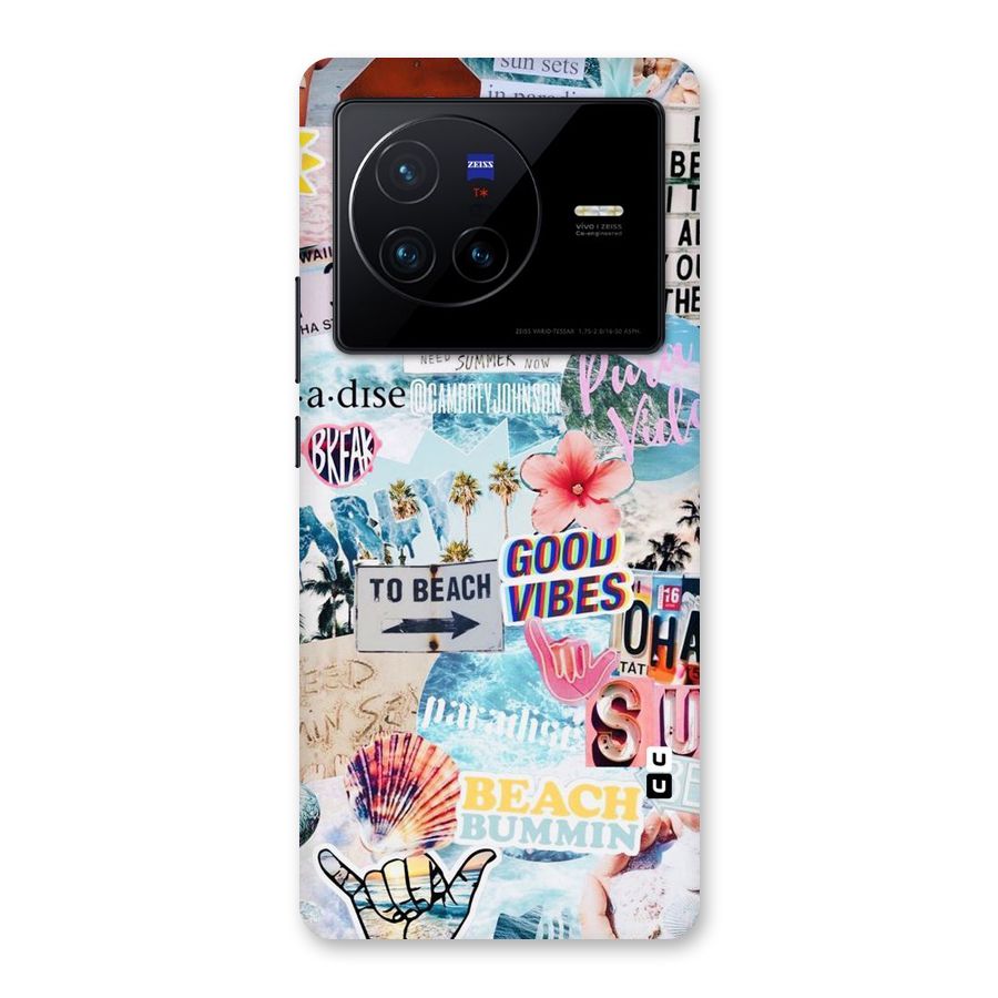 Beaching Life Back Case for Vivo X80