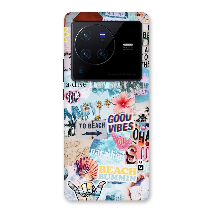Beaching Life Back Case for Vivo X80 Pro