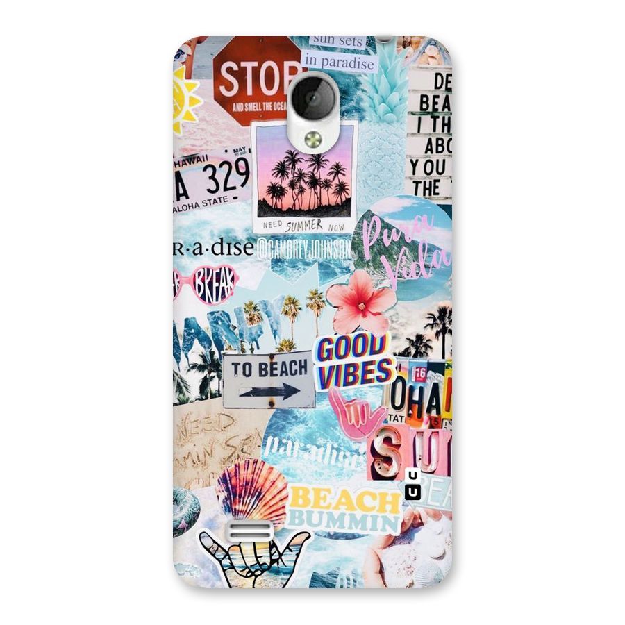 Beaching Life Back Case for Vivo Y21