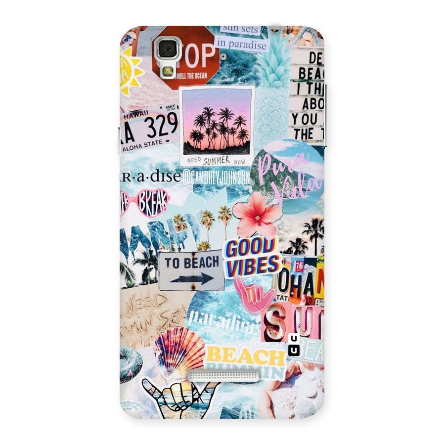 Beaching Life Back Case for YU Yureka Plus