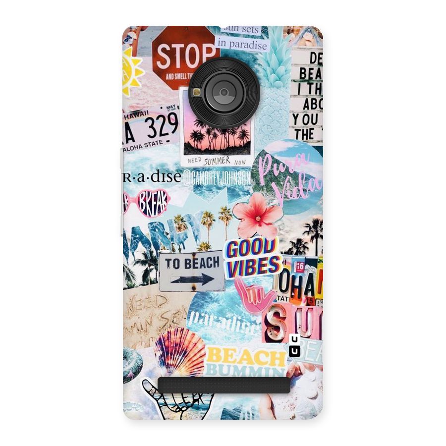 Beaching Life Back Case for Yu Yunique