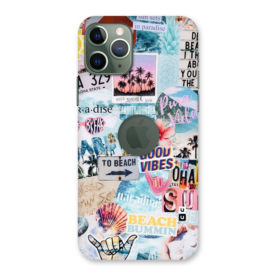 Beaching Life Back Case for iPhone 11 Pro Logo  Cut