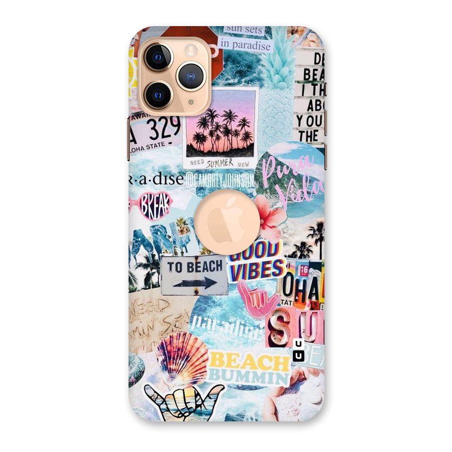 Beaching Life Back Case for iPhone 11 Pro Max Logo Cut