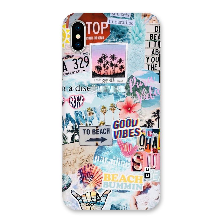 Beaching Life Back Case for iPhone XS
