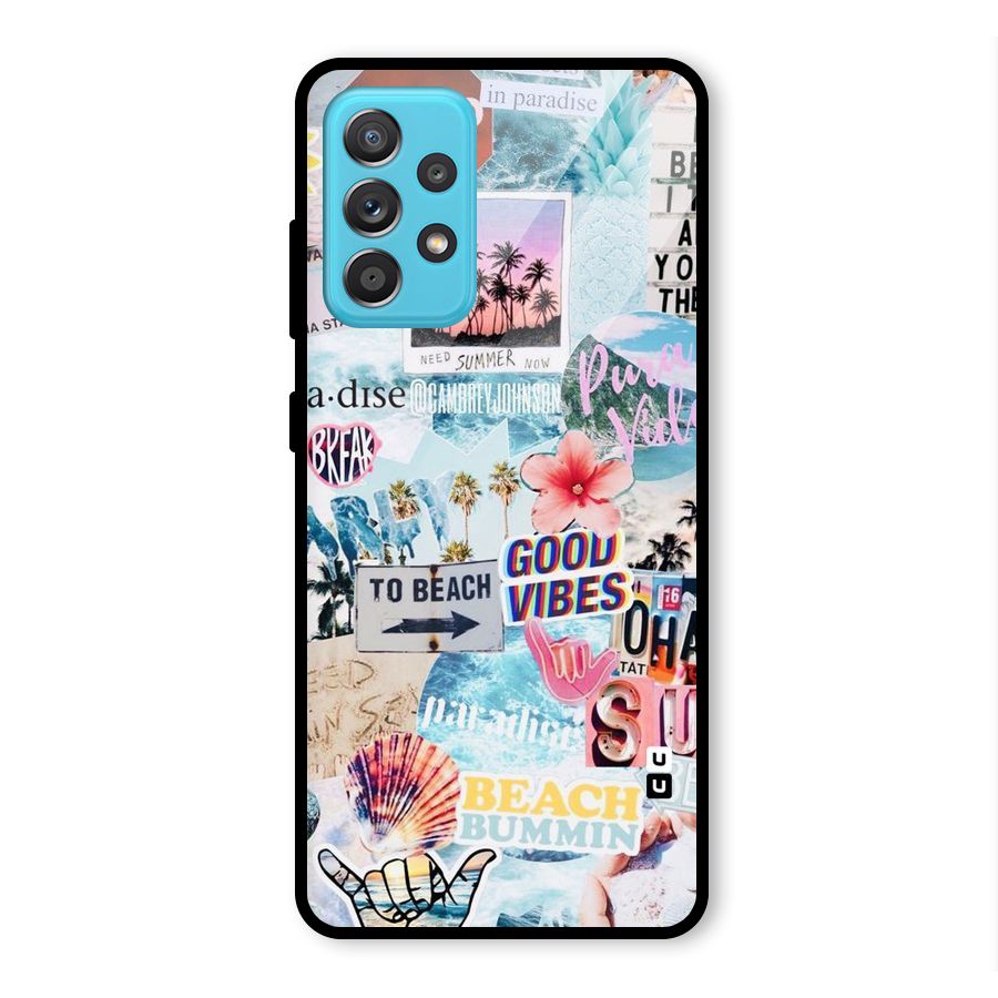 Beaching Life Glass Back Case for Galaxy A52