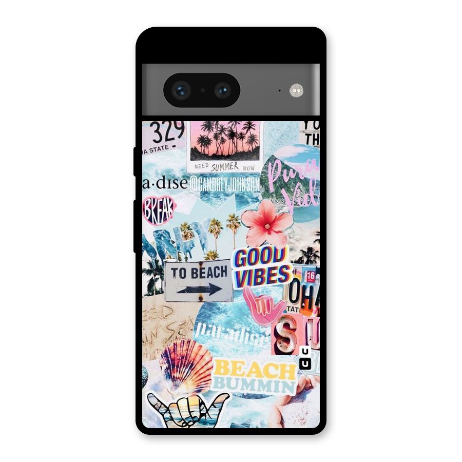 Beaching Life Glass Back Case for Google Pixel 7