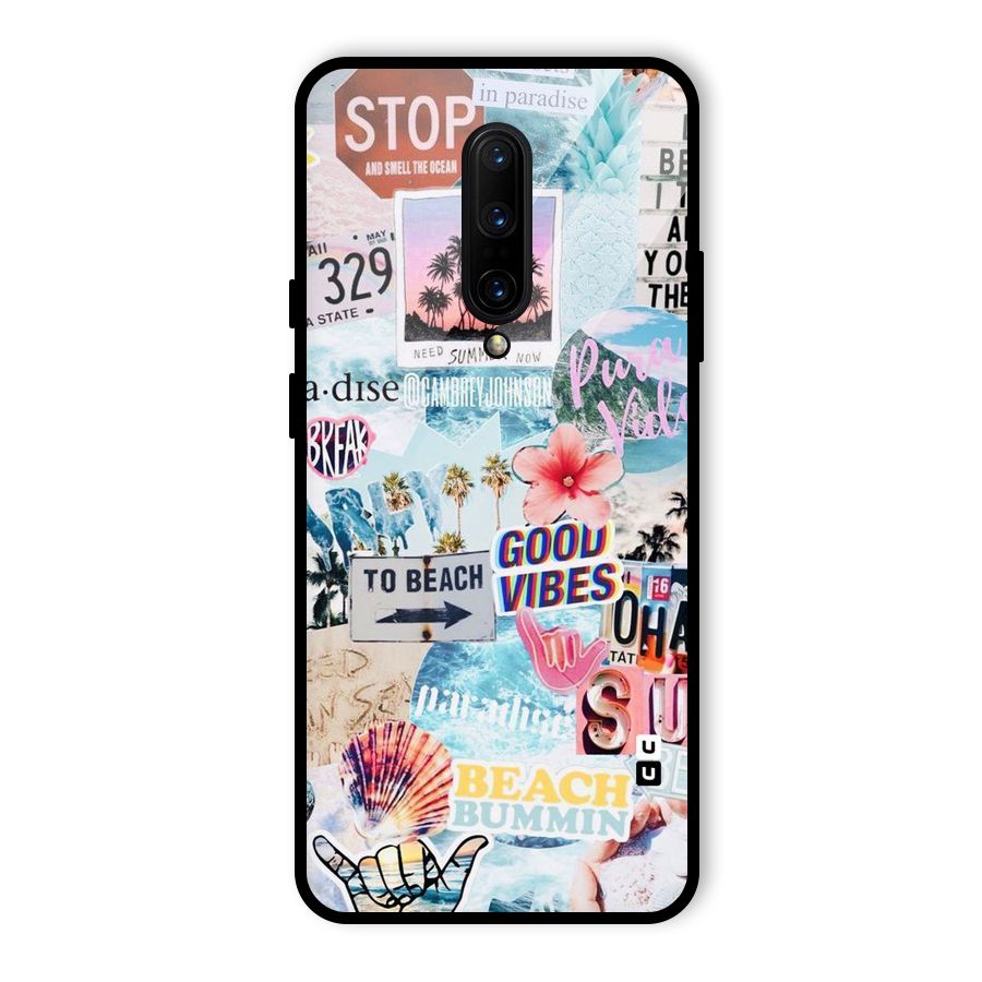 Beaching Life Glass Back Case for OnePlus 7 Pro