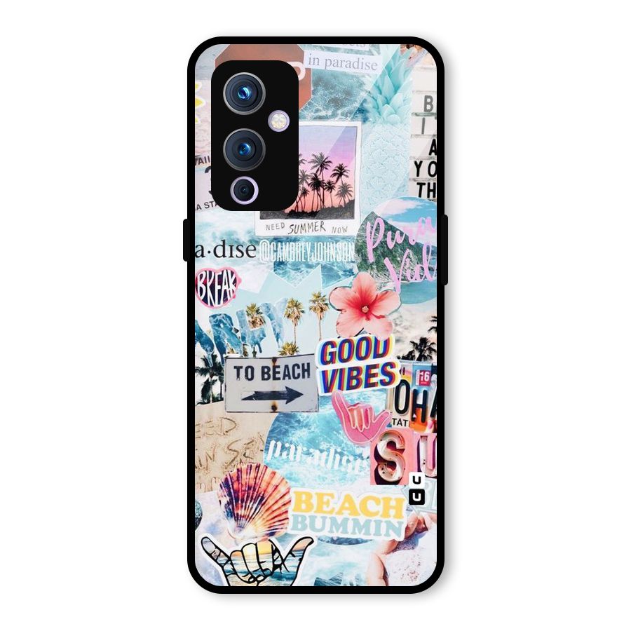 Beaching Life Glass Back Case for OnePlus 9