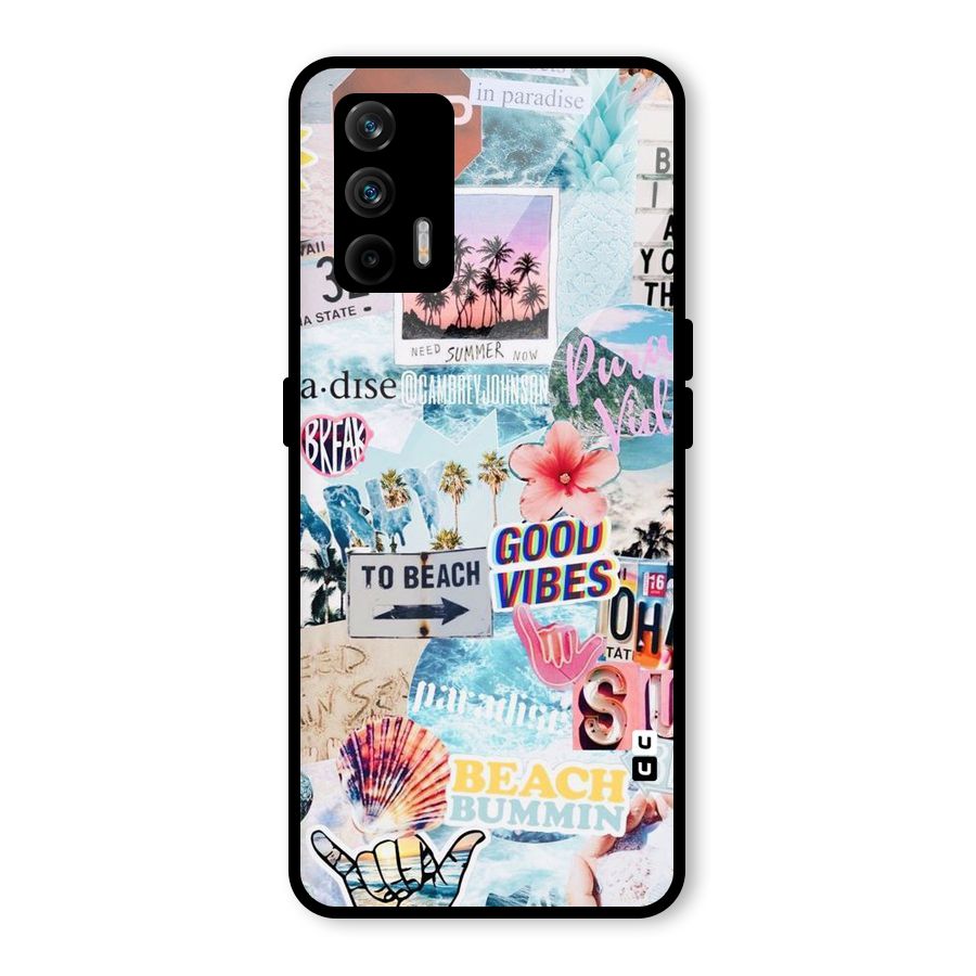 Beaching Life Glass Back Case for Realme GT 5G