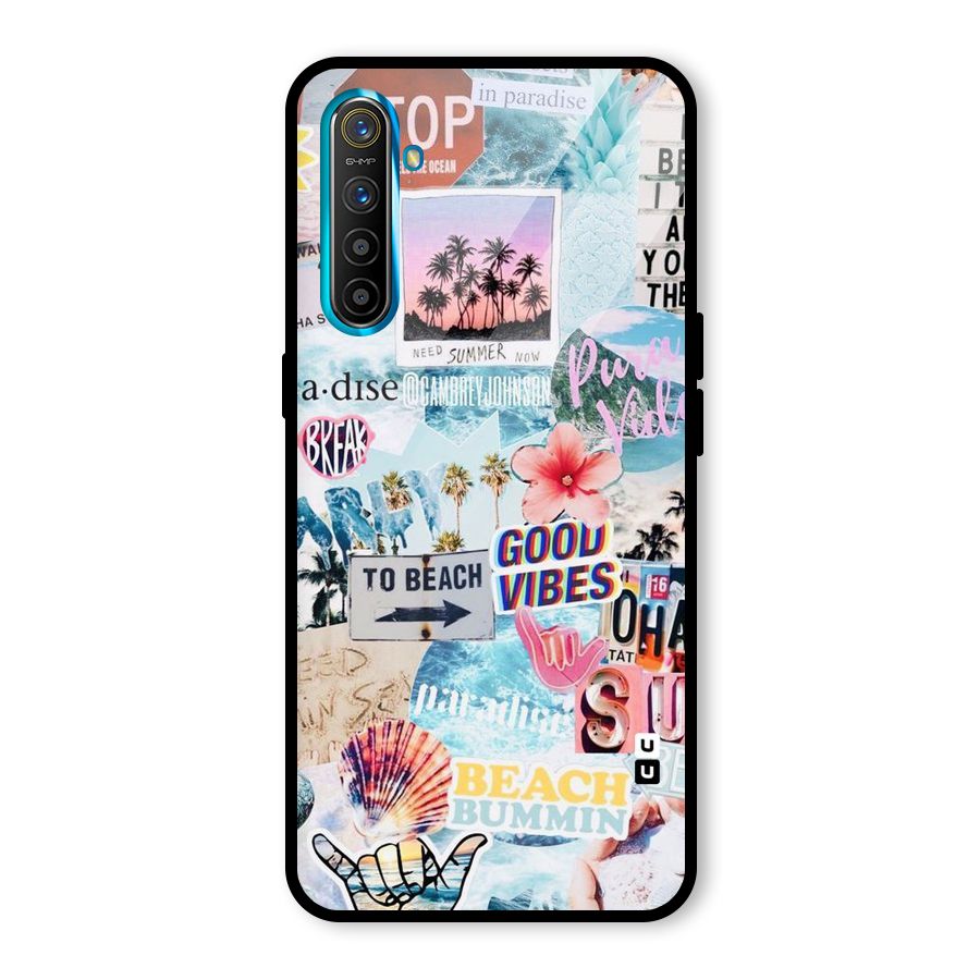Beaching Life Glass Back Case for Realme X2