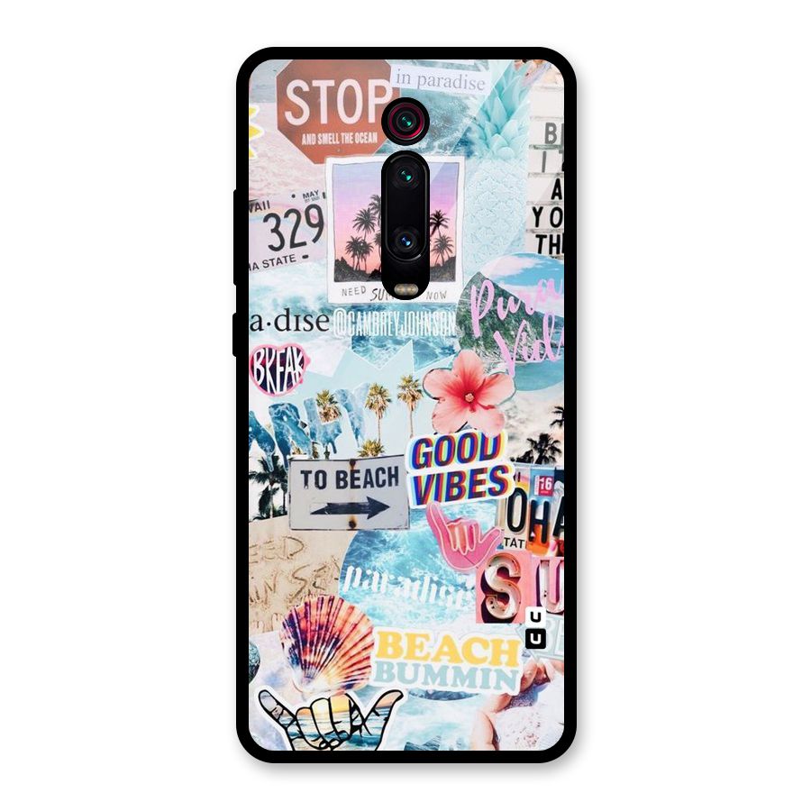 Beaching Life Glass Back Case for Redmi K20 Pro
