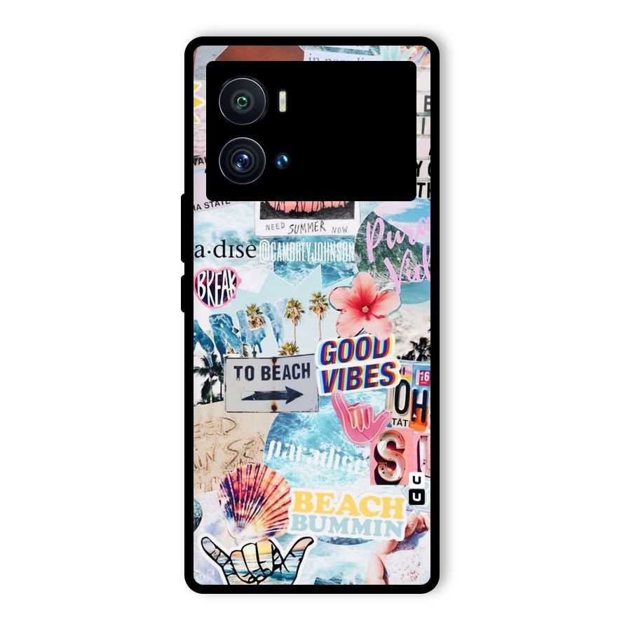 Beaching Life Glass Back Case for Vivo iQOO 9 Pro