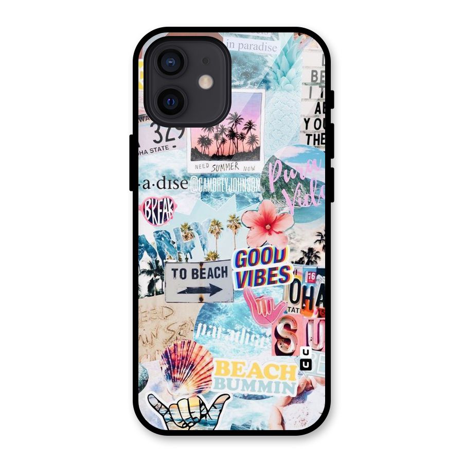 Beaching Life Glass Back Case for iPhone 12