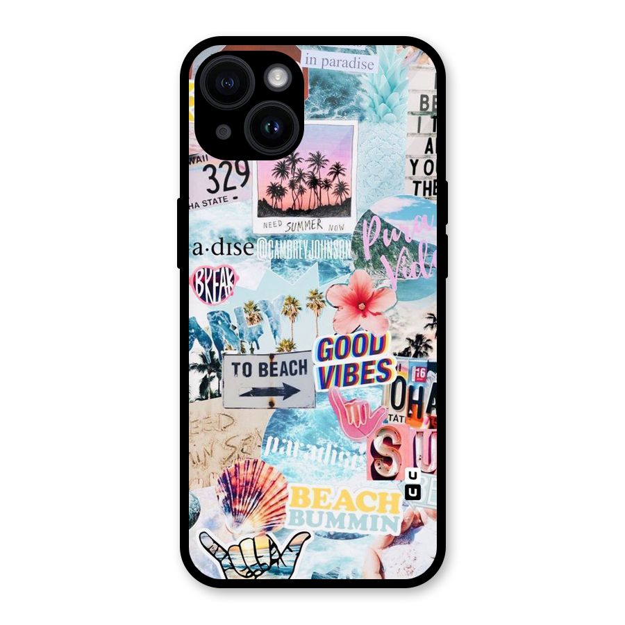 Beaching Life Glass Back Case for iPhone 14