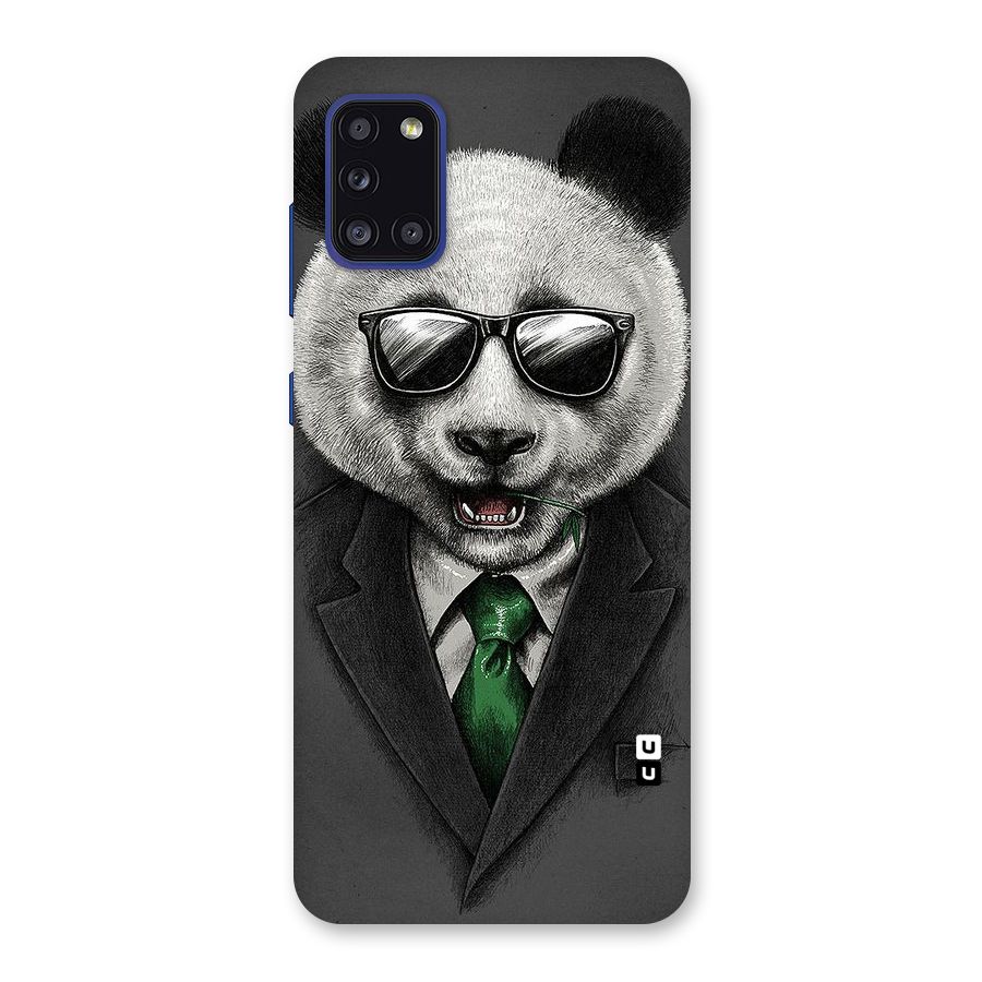 Bear Face Back Case for Galaxy A31