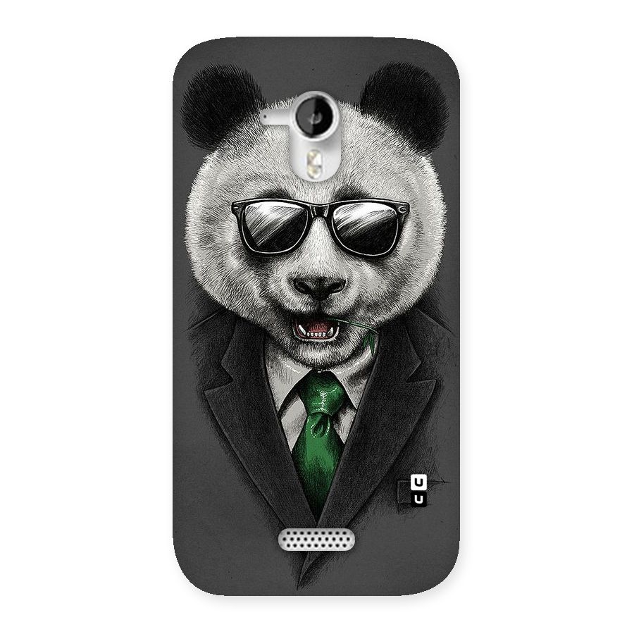 Bear Face Back Case for Micromax Canvas HD A116