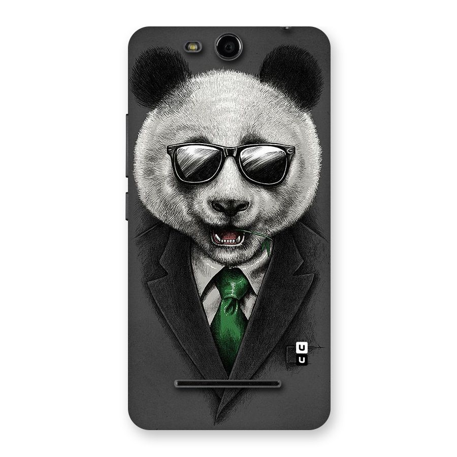 Bear Face Back Case for Micromax Canvas Juice 3 Q392