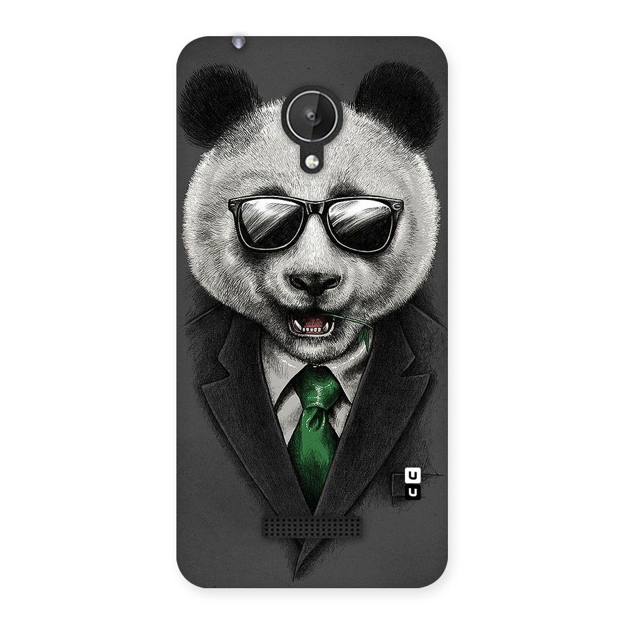 Bear Face Back Case for Micromax Canvas Spark Q380
