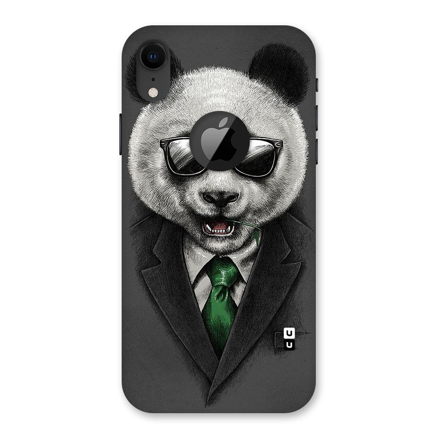 Bear Face Back Case for iPhone XR Logo Cut