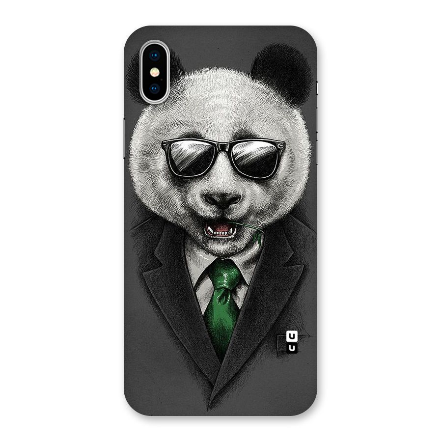 Bear Face Back Case for iPhone XS