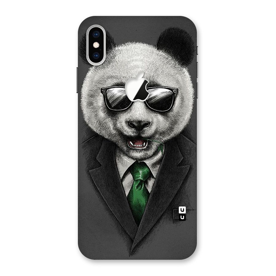 Bear Face Back Case for iPhone XS Max Apple Cut