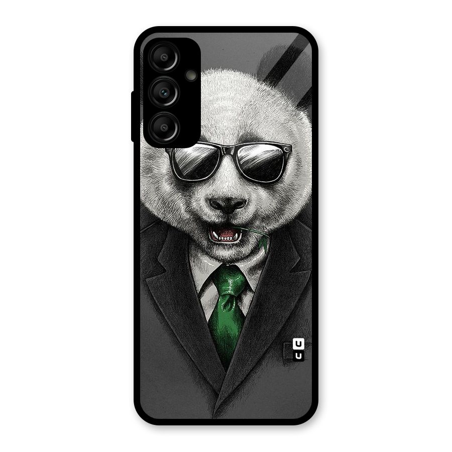Bear Face Glass Back Case for Galaxy A14 5G