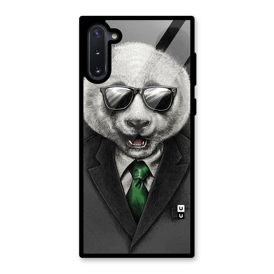 Bear Face Glass Back Case for Galaxy Note 10