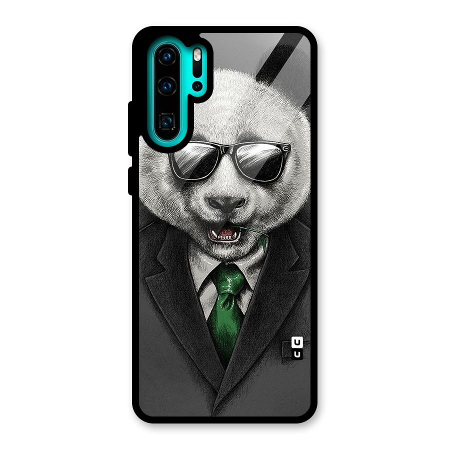 Bear Face Glass Back Case for Huawei P30 Pro