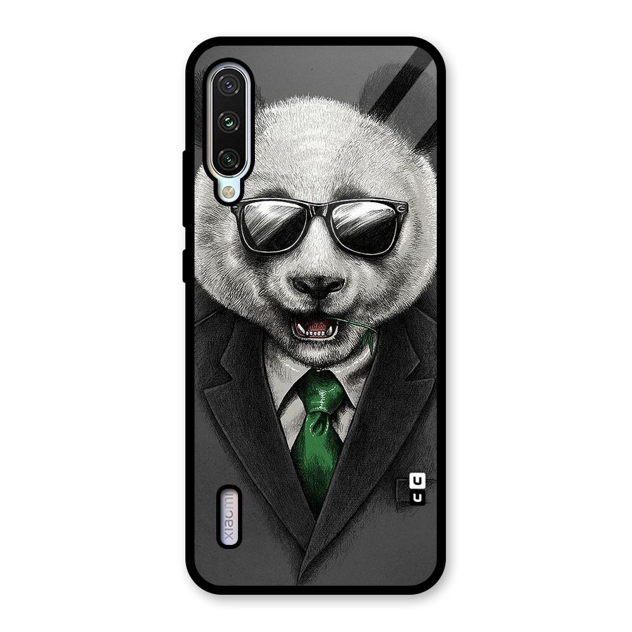 Bear Face Glass Back Case for Mi A3