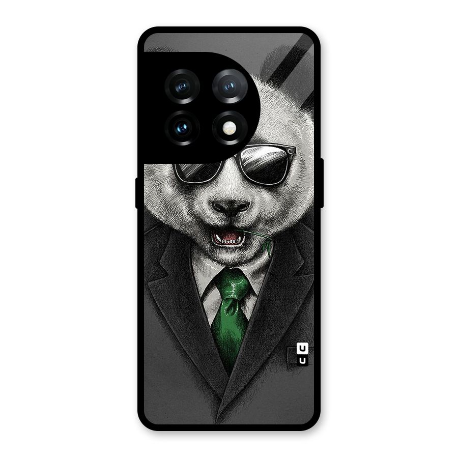 Bear Face Glass Back Case for OnePlus 11