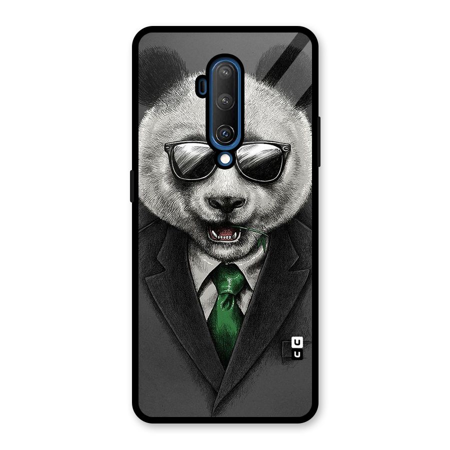 Bear Face Glass Back Case for OnePlus 7T Pro