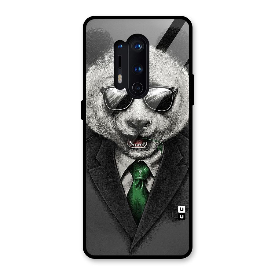 Bear Face Glass Back Case for OnePlus 8 Pro
