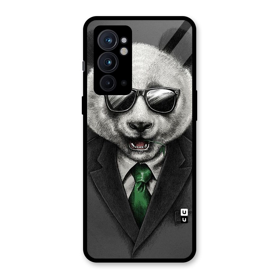 Bear Face Glass Back Case for OnePlus 9RT 5G