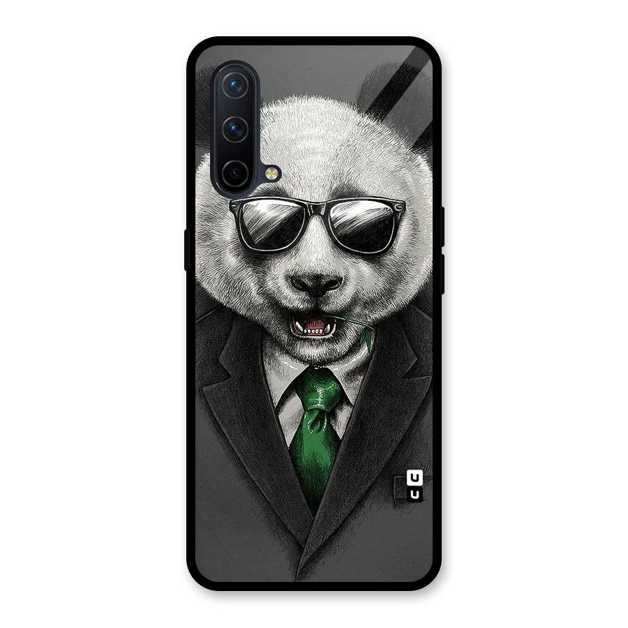 Bear Face Glass Back Case for OnePlus Nord CE 5G