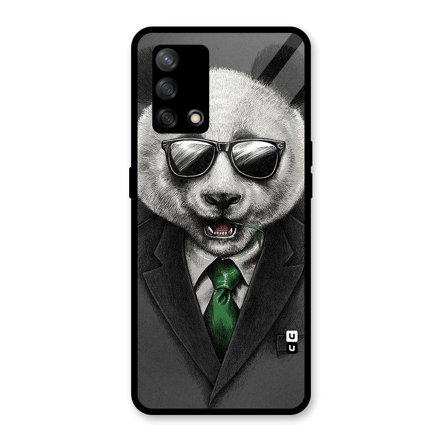 Bear Face Glass Back Case for Oppo F19