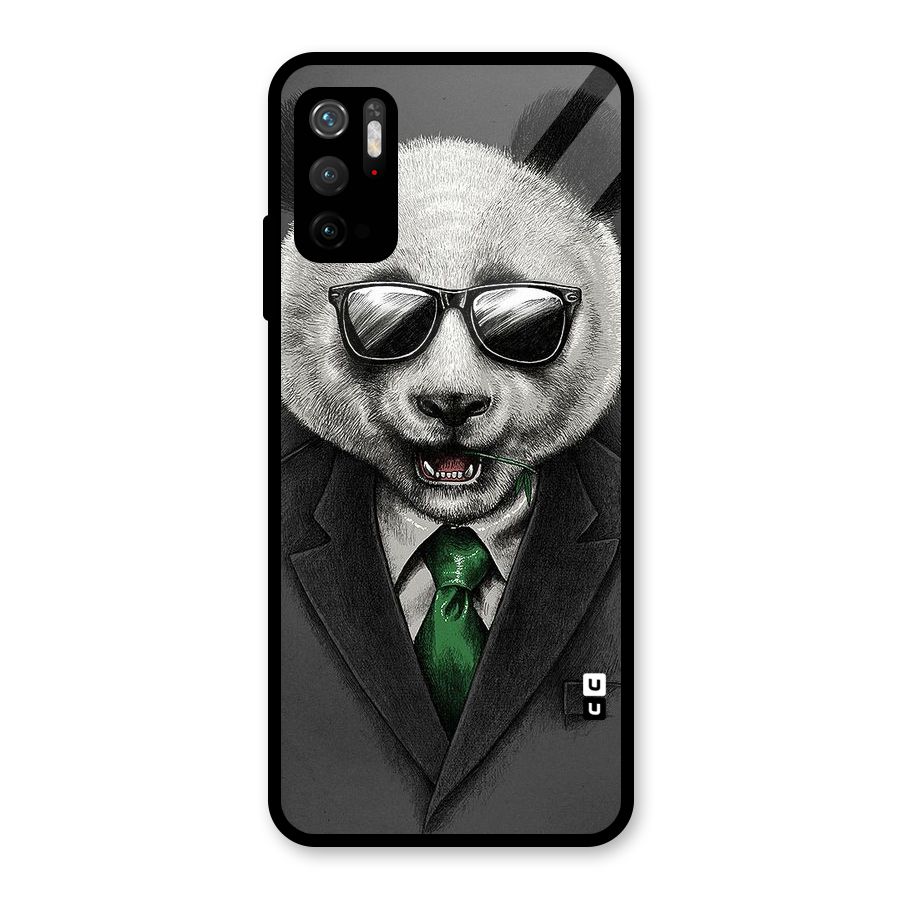 Bear Face Glass Back Case for Poco M3 Pro 5G
