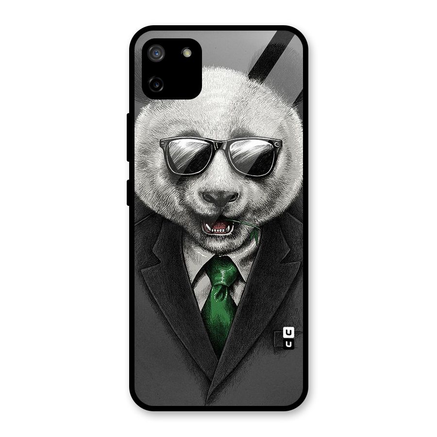 Bear Face Glass Back Case for Realme C11