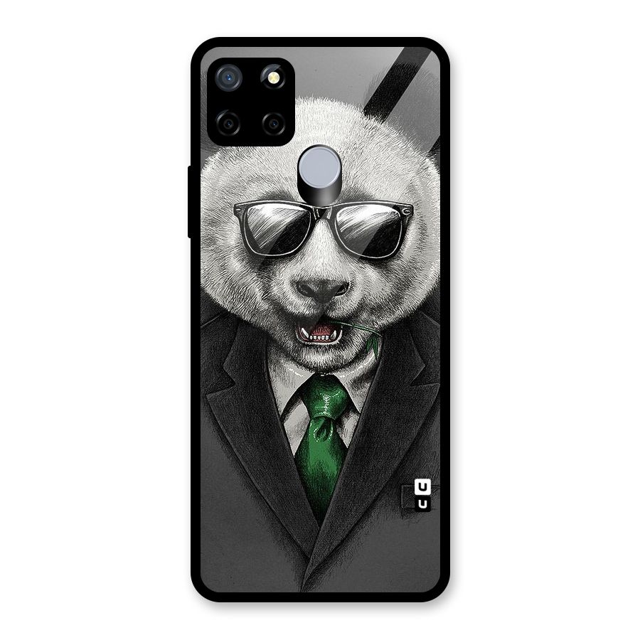 Bear Face Glass Back Case for Realme C12