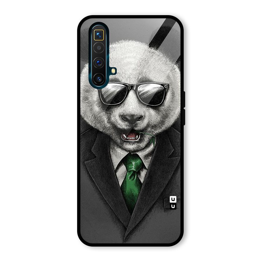 Bear Face Glass Back Case for Realme X3 SuperZoom