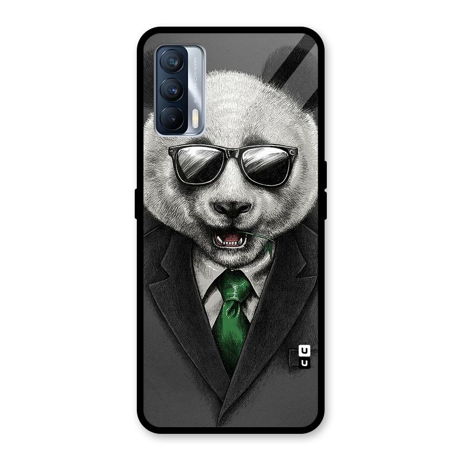 Bear Face Glass Back Case for Realme X7