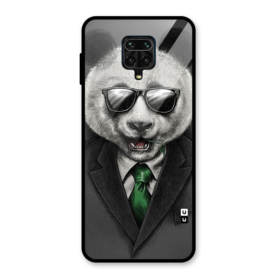 Bear Face Glass Back Case for Redmi Note 10 Lite