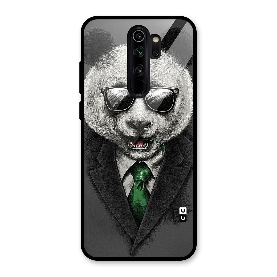 Bear Face Glass Back Case for Redmi Note 8 Pro