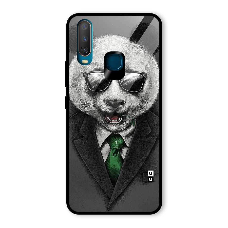 Bear Face Glass Back Case for Vivo U10