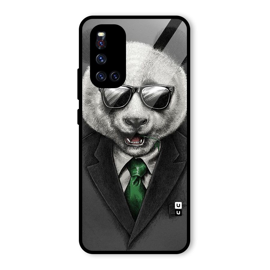 Bear Face Glass Back Case for Vivo V19