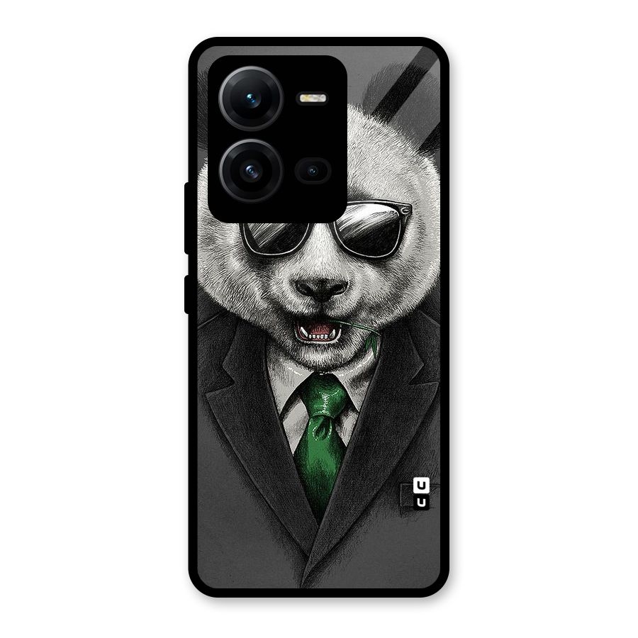 Bear Face Glass Back Case for Vivo V25
