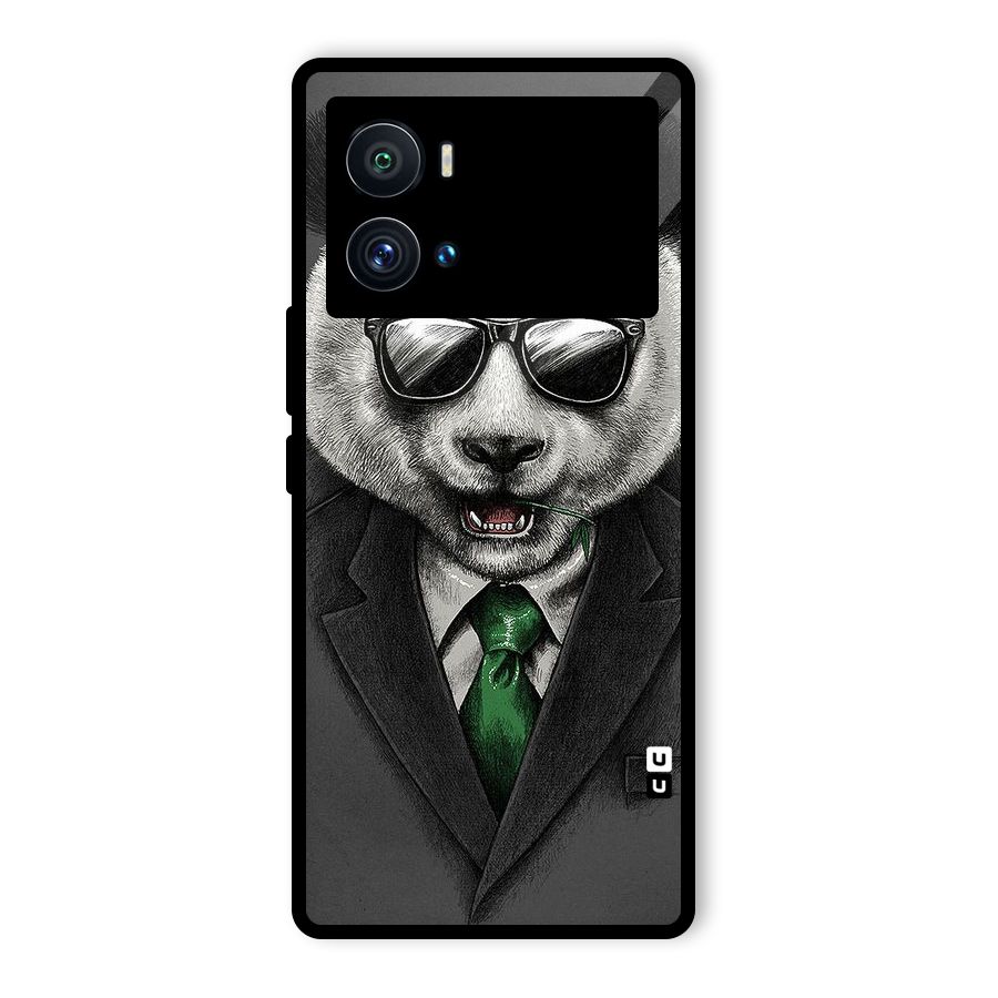 Bear Face Glass Back Case for Vivo iQOO 9 Pro