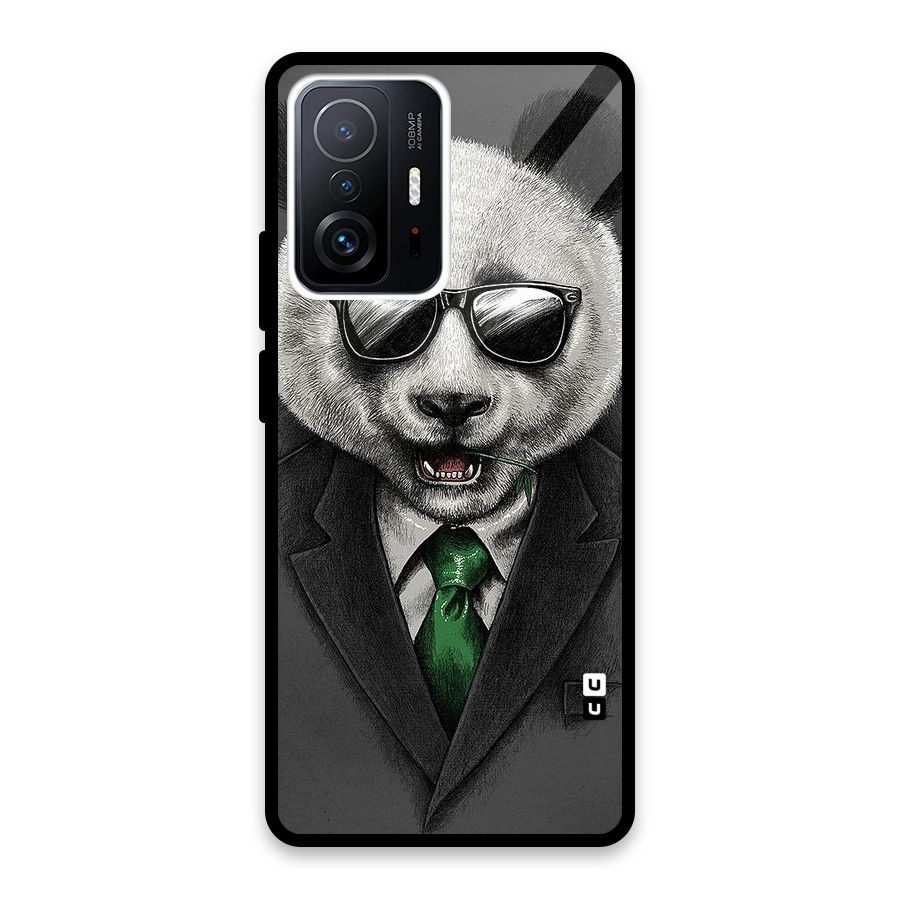 Bear Face Glass Back Case for Xiaomi 11T Pro