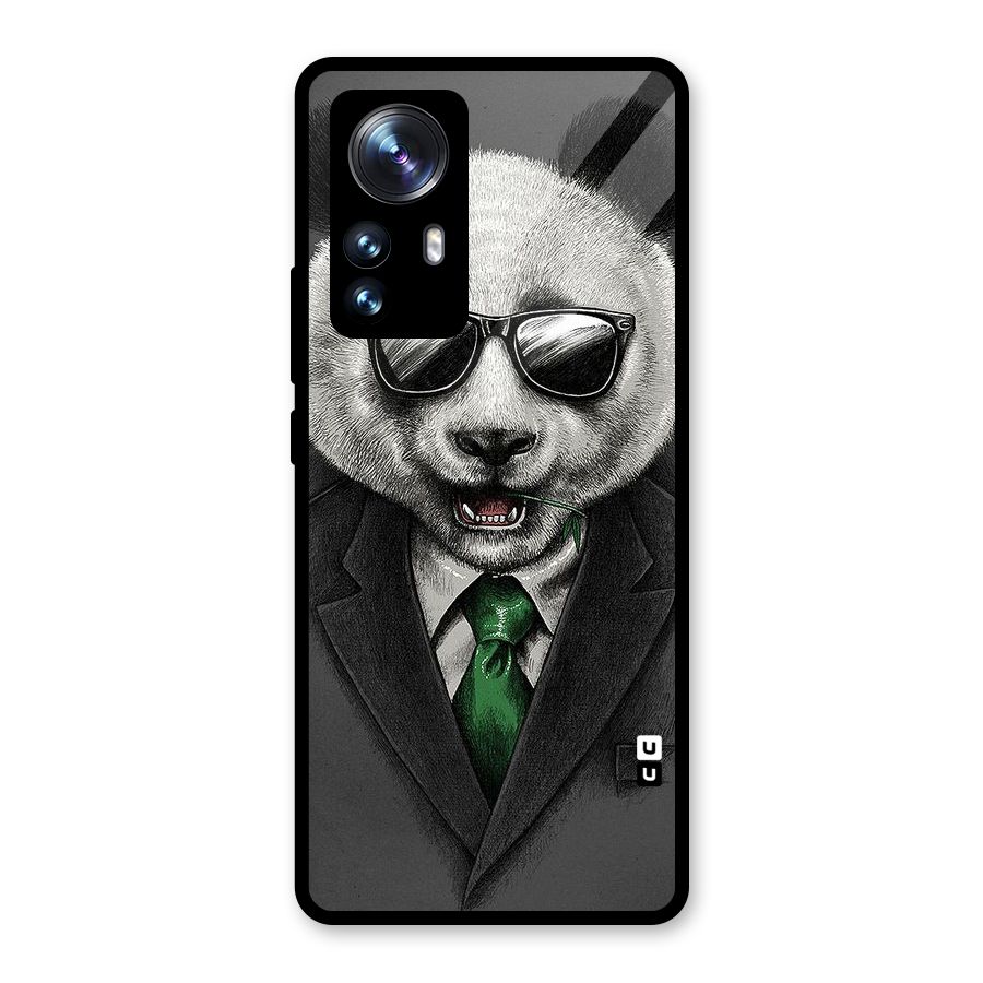 Bear Face Glass Back Case for Xiaomi 12 Pro